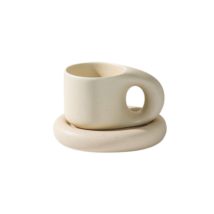 Handmade Fat Handle Mug Ceramic